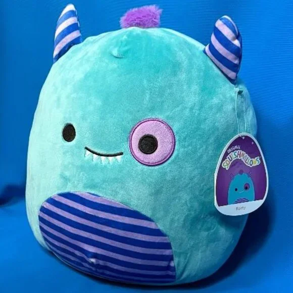 NWT ~ SQUISHMALLOWS ~ 12" RORTY THE MONSTER / ALIEN KELLY TOY - Picture 16 of 16